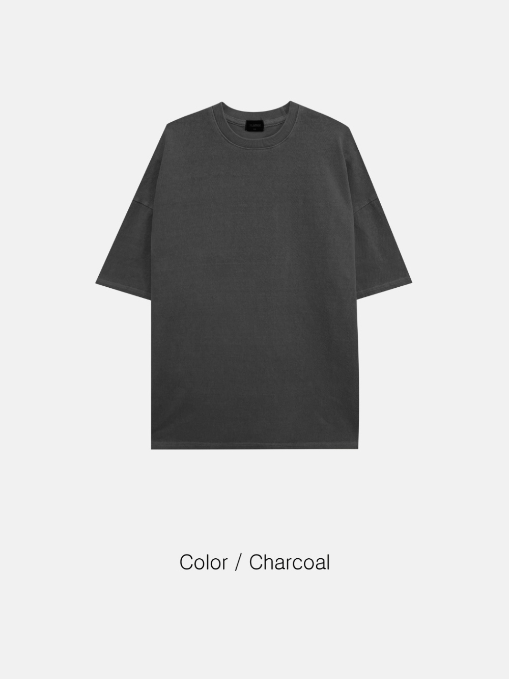 반팔 티셔츠 그레이 색상 이미지-S1L52