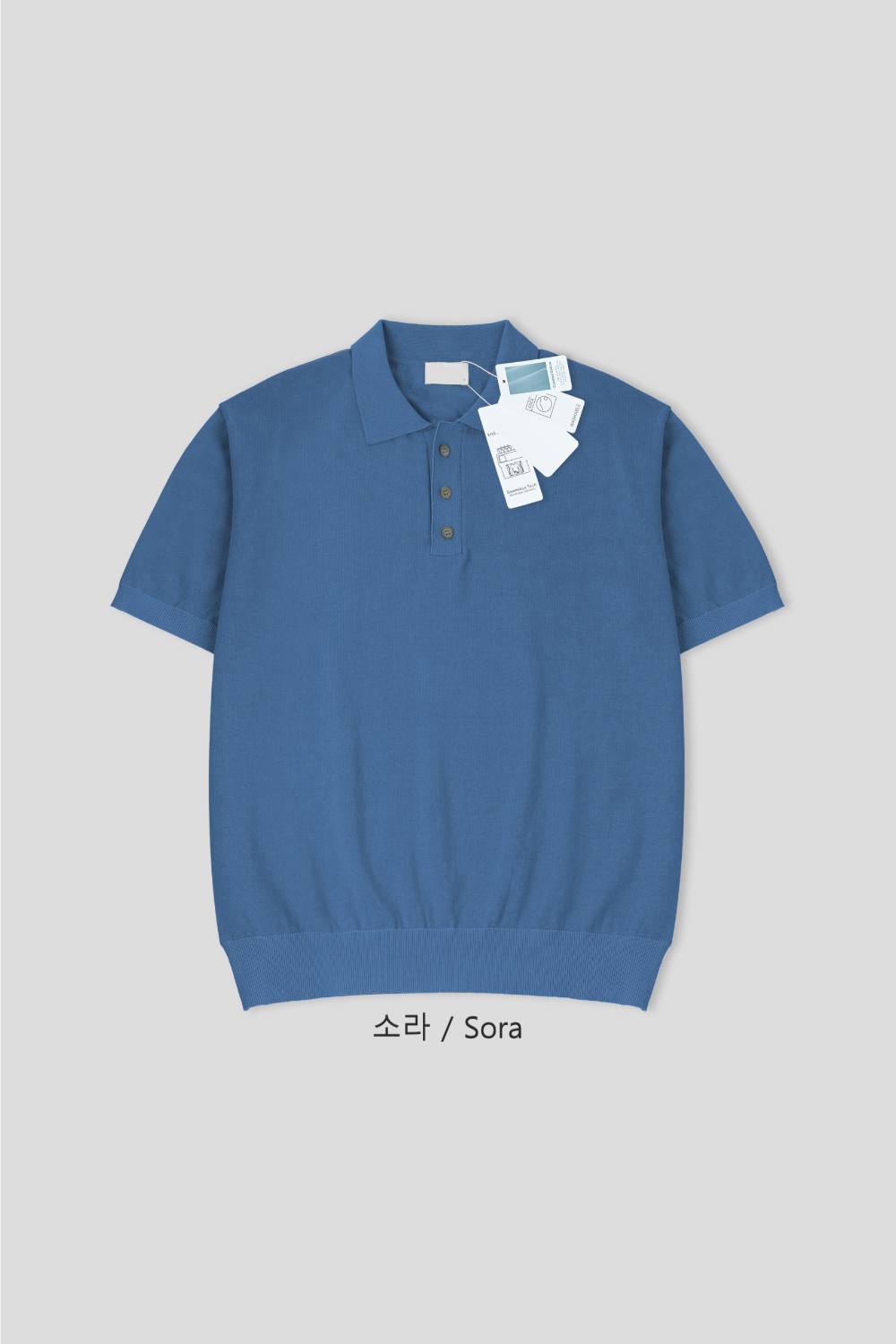 반팔 티셔츠 네이비블루 색상 이미지-S1L59